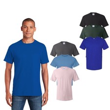Hanes Essential-T Men's T-Shirt, Short Sleeve Classic Fit Tee, Mixed Color S-5XL