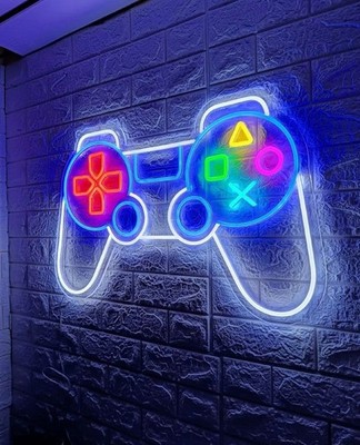 Gaming Room Neon Sign   Custom LED Wall Light for Gamers, Streamers, Setup