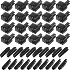 20 Sets Metal #5 Zipper Stopper Repair Kit, Bottom Replacement, Zipper Slider La
