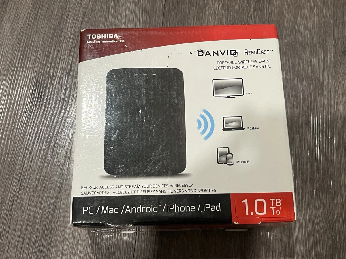 Toshiba Wireless 1 TB External Hard Disk Drives for sale | eBay