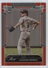 2024 Panini Three and Two Orange 4/25 Jackson Merrill #85 1d0h