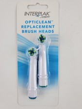 INTERPLAK by Conair Opticlean Replacement Brush Heads Sealed In Package