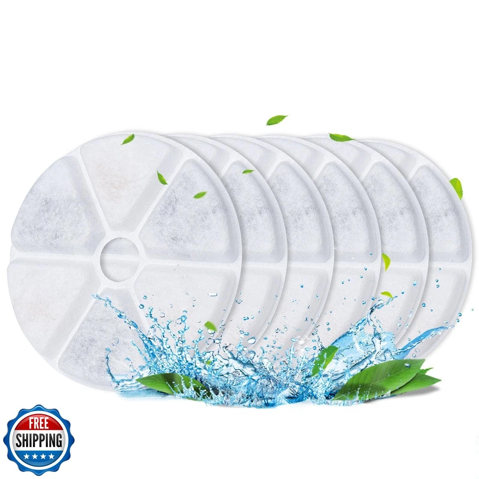 BOORCA Cat Brunnenfilter, 6 Stück Dreifachfiltersystem Ersatz