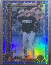 Coby Mayo RC 2025 Topps Holiday  #H118 Blue Holiday Lights