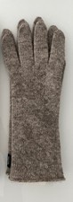 Premium 100% Yak Wolle Handschuhe Damen Mädels Lang Grau Neu