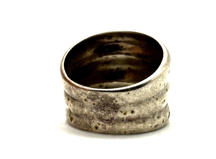 925 SILVER RING SIMPLE SOLID Size 53 Jewelry Desi… - image 4