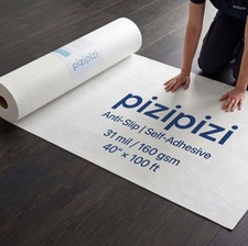 40" x 100' Temporary Floor Protection Roll, Self-Adhesive Hardwood Floor Cove...