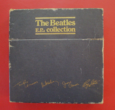 The Beatles   EP BOX COLLECTION/  BOX ONLY NO RECORDS  FAIR CONDITION FAB 4