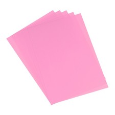 5 Pcs Shrink Plastic Sheets, 8x12 Inch Shrink Films Paper, Pink