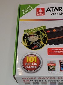 ATARI 2600 Flashback 7 Deluxe Mini Classic Video Game System 101 Games 2 Paddle