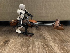 LEGO Star Wars: Scout Trooper & Speeder Bike (75532) Used, Open, 100% Complete