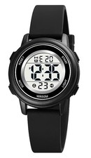 Womens Digital Watches LED Screen Military Waterproof Alarm Stopwatch 7 Color...