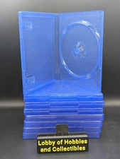 OEM PS4 Case PlayStation 4 Clear Blue Game Cases Read Description
