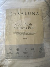 Casaluna Cool Plush Mattress Pad Full 54 X 75 New FULL SIZE