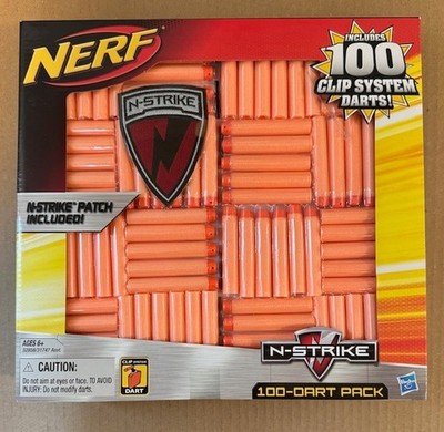 NERF N-Strike 100 CLIP SYSTEM DARTS Refill Pack NEW SEALED Ships FREE in the USA