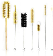 Scientific Lab Cleaning Brush Set, 7 Sizes for Different Use, One Beaker Brush,