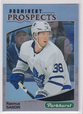 2019-20 Parkhurst Prominent Prospects Rasmus Sandin Toronto Maple Leafs #PP-19