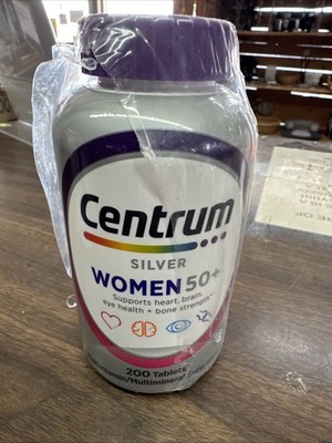 Z Centrum Silver Women's Multivitamin for Women 50 200 Count (Pack of 1), Woman