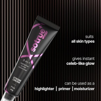 Sotrue Strobe Cream Pink for Face Radiance Multipurpose Strobe Cream Dewy Glazed