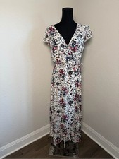 B.O.G Collective Floral Print Maxi Wrap Dress Size M