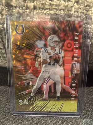 2026 Topps Flagship Football Daniel Jones Pressure Cooker Gold 08/50 💥