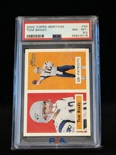 2002 Topps Heritage #50 Tom Brady PSA 8.5 POP 1 Only 8.5! Patriots GOAT 🔥