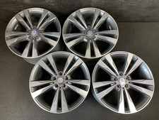 (4) Mercedes-Benz S-Class (2014-2020) Original Staggered Wheels Rims + Caps 19"