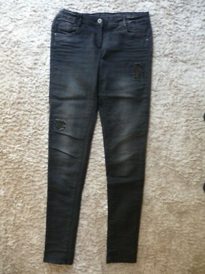 Tom Tailor Jeans schwarz Pailletten für Mädchen wie neu XL 176