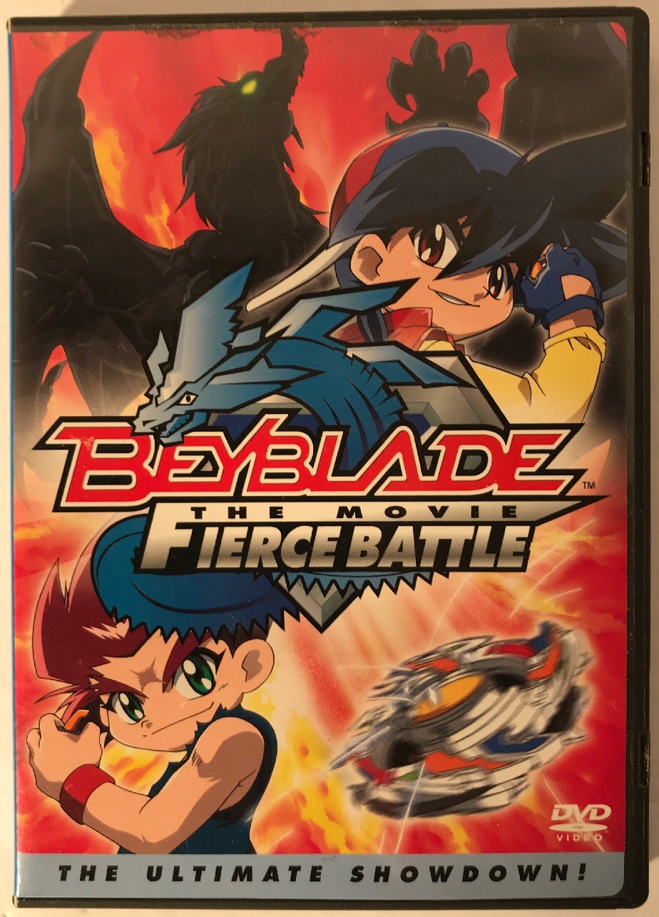 Beyblade Fierce Battle The Movie DVD Toy Cartoon Anime Animation Kids