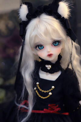 DOLK × Peak's woods Vampire Lady bee Kitten Blue ver. Doll