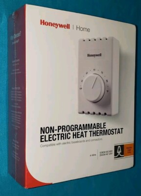 Honeywell Home CT410B Manual Wire Premium Baseboard/Line Volt Thermostat  NEW 85267276603|