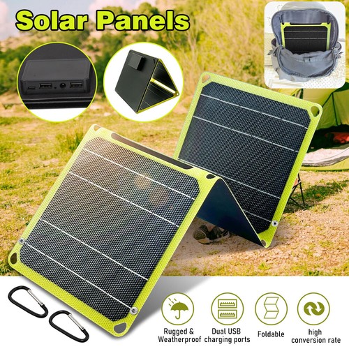 50W ETFE Foldable Solar Panel Portable Solar Charger for RV Camping Home Hiking