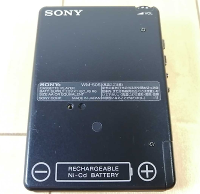 SONY Walkman Cassette Player WM-505 Wireless Vintage 1988 SONY Walkman Cassette Player WM-505 Wireless Vintage 1988