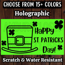 50 IRISH STICKERS THANK YOU 2.25