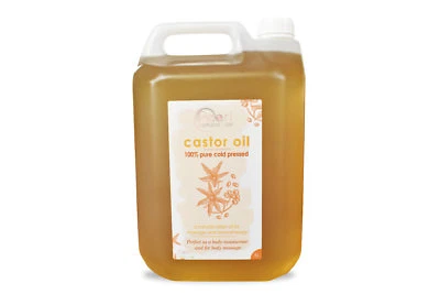 CASTOR OIL - 5 LITRES 100% PURE, COLD PRESSED BP