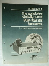 ASTRO 200-A,  KW - Transceiver, Prospekt 