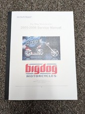 2006 Big Dog Bulldog Chopper Pitbull Ridgeback Mastiff Service Repair Manual