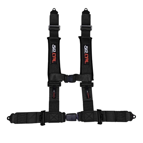 50 Caliber Racing 3in 4 Point Harnesses w/ Push Button Release Buckle Universal - 第 3/71 張圖片