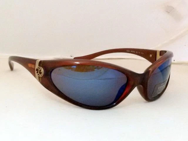 ESCADA SPORT E2024 MFM/B3 BLUE MIRROR BROWN LENS SUNGLASSES Foto 2 de 4