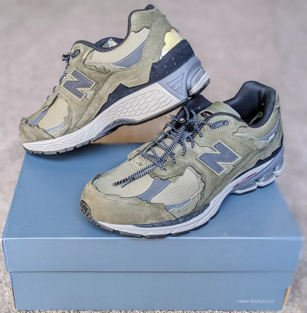 Men's US Size 13 - New Balance 2002R Protection Pack 'Dark Moss' M2002RDN New