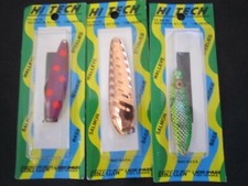 3 Hi Tech Eagle Claw Lazer Sharp Fish Hooks Salmon Spoons Lures