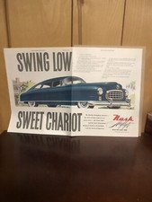 1949 NASH Airflyte Car Print Advertising
