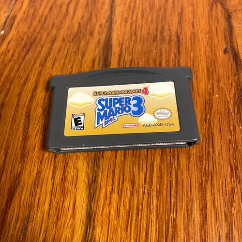 Super Mario Advance 4: Super Mario Bros. 3 (Nintendo Gameboy Advance, 2003) GBA