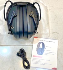 NEW! Folding Electronic Ear Muffs Protect Noise Reduction Attack Time of 2ms!