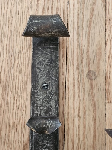 2 Medieval/Revival/Castle/Gothic 2 Light Sconces Wrought Iron Designer Quality-A - Picture 15 of 19