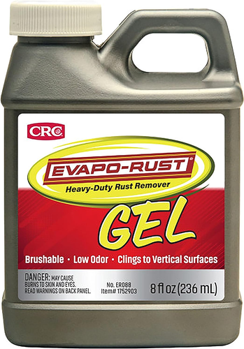 Removedor De Oxido En Gel Crc, 8 Onzas Liquidas, Removedor De Oxido Para Supe...