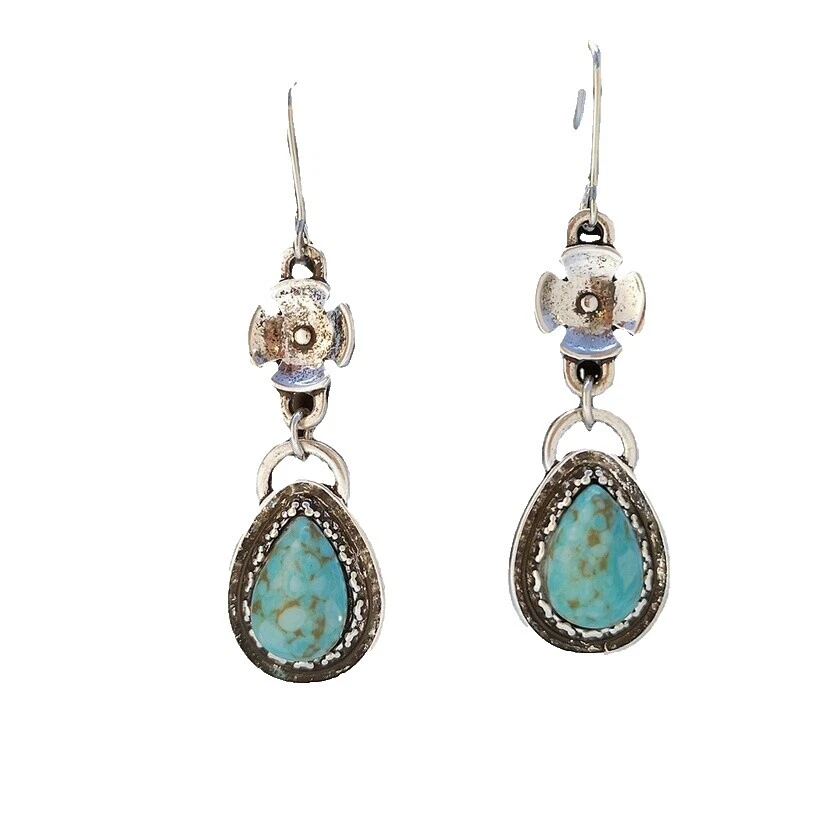 Turquoise Stone Tibetan Silver Fashion Jewelry