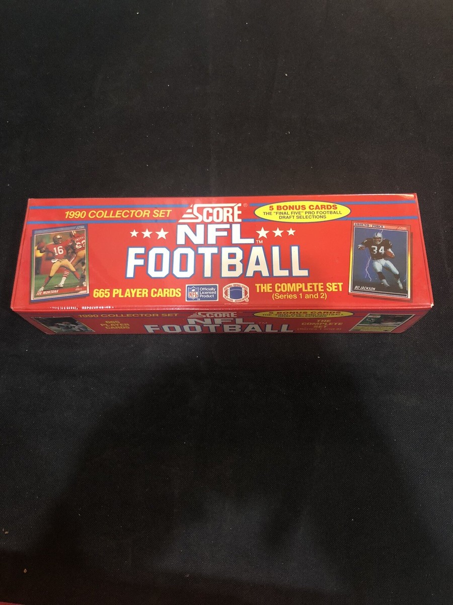 1990 Score NFL Football Factory Set Sealed Complete 665 Cards