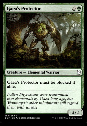 2018 MTG Gaea's Protector Common Dominaria #162 - Picture 1 of 2