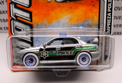 2012 MATCHBOX SILVER SUBARU IMPREZA POLICE CAR, MBX #78, VERY NICE